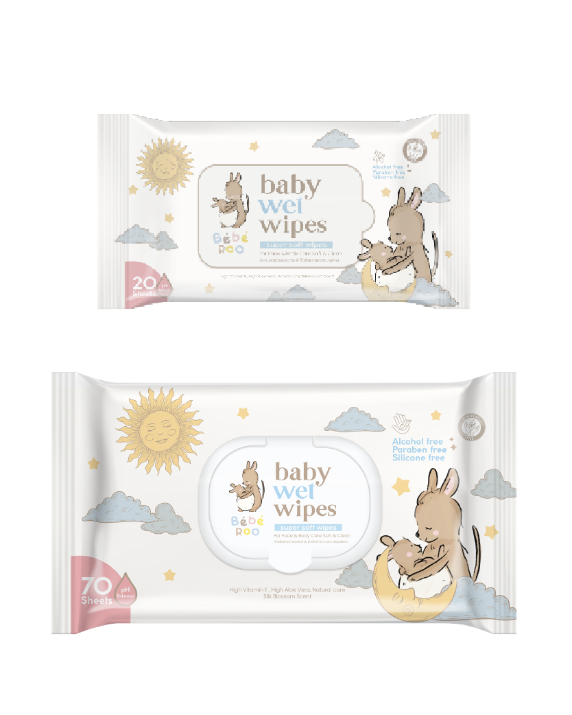 Bébé Roo Baby Wet Wipes